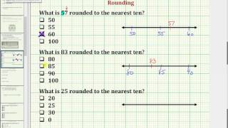 Rounding 2 Digit Numbers to the Tens Common Core 34 Math Ex 7 [upl. by Blaise501]