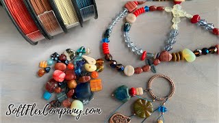 Make a Beaded Necklace with the FallWinter Pantone Czech Glass Mix Free Spirit Beading w Kristen [upl. by Suedama661]