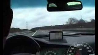 Volvo S60 T5 high speed run on the Autobahn [upl. by Lach]