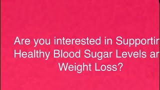 💫Class Info 👉Supporting Healthy Blood Sugar Levels and Weight Loss [upl. by Larkin61]