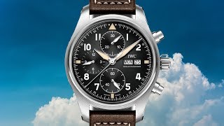 Review IWC Pilots Watch Chronograph Spitfire IW387903 [upl. by Shieh]