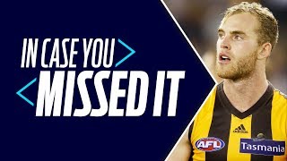 In Case You Missed It Has Hawk blown the Brownlow  Round 5 2018  AFL [upl. by Akenal]