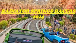 Radiator Springs Racers  California Adventure  2024 [upl. by Eanaj]