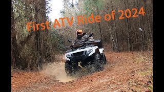 First ATV ride in 2024 [upl. by Anivad]