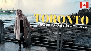 My First Time in CANADA 🤩 Torontos MustTry Food amp Road Trip to Niagara Falls  Blue Mountain [upl. by Zere]