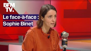 Fonctionnaires JO de ParisLinterview de Sophie Binet secrétaire générale de la CGT [upl. by Ennaear]