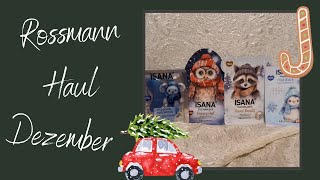 Rossmann Haul  Dezember FranzisPflegeKiste [upl. by Auberon]