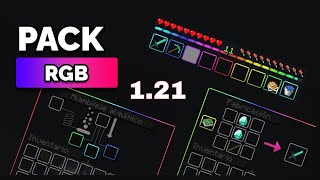 Minecraft RGB XP Bar And RGB Inventory Addon for MINECRAFT PE  2024 [upl. by Maisel460]