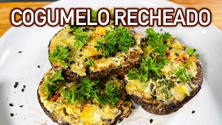 Cogumelo Recheado com Cream Cheese  Jantar Saboroso e Cheio de Nutrientes [upl. by Cornel267]