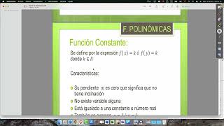 Clasificación de las funciones función constante y función lineal [upl. by Ellimac]