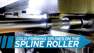 Forming Splines on the Spline Roller  In The Shop at Winters [upl. by Einattirb665]