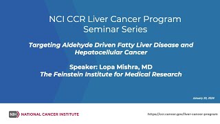 Targeting Aldehyde Driven Fatty Liver Disease and Hepatocellular Cancer [upl. by Wernda]