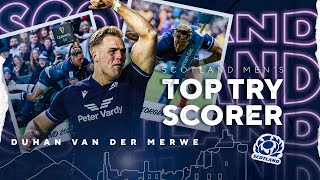 ALL TRIES  Duhan Van Der Merwe Breaks Try Scoring Record 🥇 [upl. by Close352]