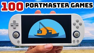 100 PortMaster Games Played on TRIMUI SMART PRO  CrossMix OS [upl. by Gnaht]