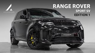 Range Rover Sport SV Edition One  Walkaround [upl. by Ecitsuj]