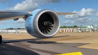 Rolls Royce Trent 1000 engine startup [upl. by Eiramoj]