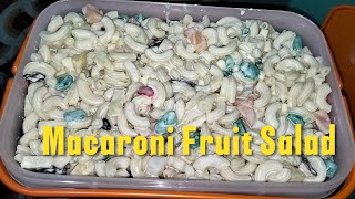 Creamy At Masarap Na Macaroni Salad Fruit Salad  Macaroni Salad Recipe negosyorecipe [upl. by Raimes]