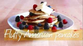 Fluffy American pancakes recipe  Allrecipescouk [upl. by Ahsinrat]