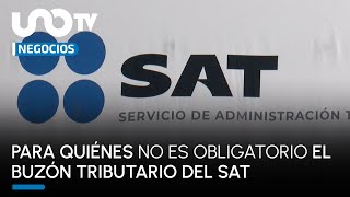 ¿Para quiénes no es obligatorio activar el Buzón Tributario del SAT [upl. by Kcam565]