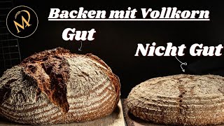 Tipps und Tricks zum Vollkornbrot  Backen mit Vollkornmehl [upl. by Ecar723]