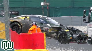 🇧🇪 Centenary 24 Hours of Spa 2024 CRASHES CONTACT amp Action at SpaFrancorchamps [upl. by Lukash771]