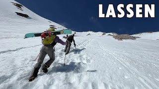 Lassen  Skiing Some Cascade Volcanoes 55 [upl. by Abagael]