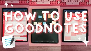 How to Use the App Goodnotes Goodnotes5 Tutorial [upl. by Olotrab]