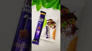 Cadbury dairy milk with chocolate milk buttons popsicle shortsjemeschocolate [upl. by Yssirk]