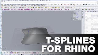 How to use Tsplines for Rhino [upl. by Enitsed539]