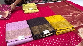 Bangalore Wholesale Deepavali Navaratri New Arrivals Sarees Collection Affordable Price Single Saree [upl. by Eadahs143]