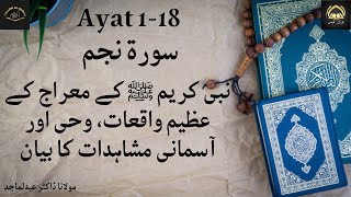 Nabi Karim Sallallahu Alaihi Wasallam ke Mehraj ke azeem vakyaatvahi aur aasmani mushaidat ka byan [upl. by Htidirem768]