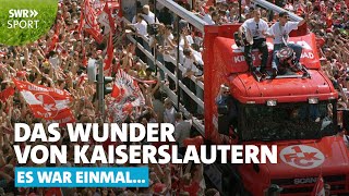 1998 Der FCK wird Meister Kaiserslautern im Ausnahmezustand  SWR Sport [upl. by Kitti]