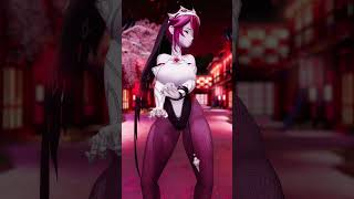 【MMD】Genshin Impact Thicc Rosaria  Hip Roll [upl. by Attwood]