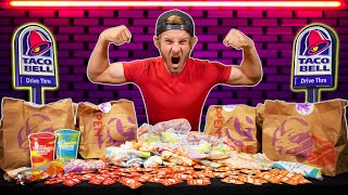 THE ENTIRE TACO BELL MENU CHALLENGE [upl. by Jacqui]