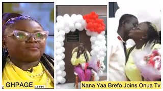 Wow What a Kiss  Captain Smart welcomes Nana Yaa Brefo to Onua Tv  Gives her Strict rules to Obey [upl. by Filomena]