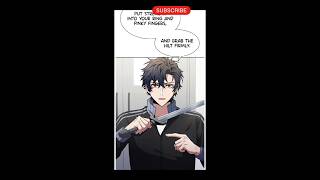 Our MC Teaching sword masnship to his deciple manhwa comic webtoon anime shorts youtube 1ksub [upl. by Derian]