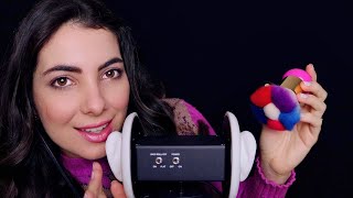 ASMR ESTÍMULOS ÚNICOS  EPISÓDIO 3 SONS NO 3Dio  Sweet Carol [upl. by Camile]