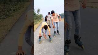 Attemptingthe Roller Skating ChallengeCan I NailThese Tricks😅skating talentrollerskatingshorts [upl. by Kasey]