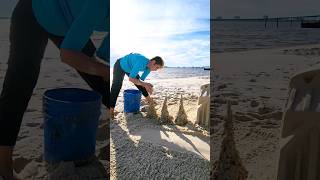 Mississippi sand sand sandcastle sandsculpture process sandart satisfying sandasmr asmr [upl. by Gutow]