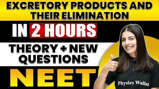 EXCRETORY PRODUCTS AND THEIR ELIMINATION in 2 Hours  All Theory  Expected Questions for NEET [upl. by Deina562]