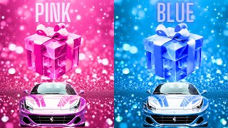 Choose your gift 🎁💝🤮 2 gift box challenge Pink amp Blue giftboxchallenge chooseyourgift pinkvsblue [upl. by Carrelli]