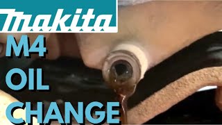 HOW TO CHANGE THE OIL ON JUST ABOUT ANY 4 CYCLE MAKITA ENGINE [upl. by Yrotciv]