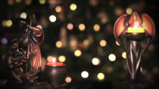 Christmas Scene Candles Looping Background [upl. by Omolhs]