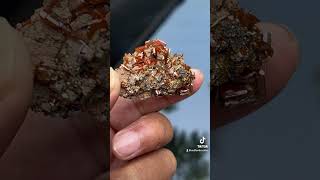 Wulfenite from China mineral crystals minerals gemstone [upl. by Kcirdek]