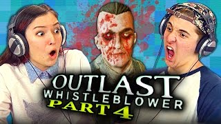 DEATH DO US PART  OUTLAST Whistleblower  Part 4 REACT Gaming [upl. by Nunes]