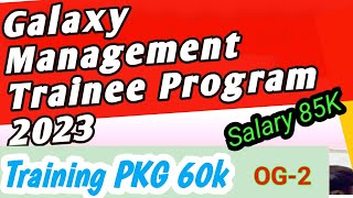 Bop MTO Galaxy Program  How to attempt online Test salary PKG training Duration [upl. by Eiromem]