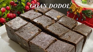 Goan Dodol Recipe  Goan Christmas Sweet  Authentic Goan Dodol Recipe  Coconut and Jaggery Sweet [upl. by Alodi]