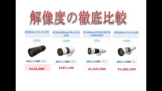 RF 800mm F11 は優秀だった！ RF 200800 とF11で同等！ [upl. by Haneeja307]