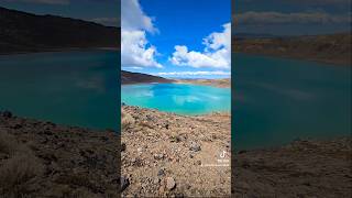 Bluelake Tongario alpine crossing newzeland tongarionationalpark emeraldlake 20kmhike visitnz [upl. by Priscilla]