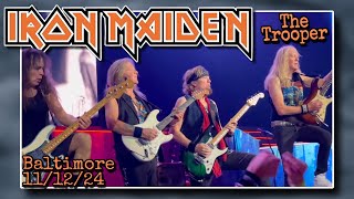 Iron Maiden quotThe Trooperquot  CFG Bank Arena Baltimore MD 111224 [upl. by Hillman]